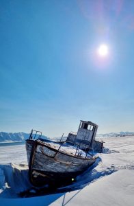 Snøscootertur til Isfjord Radio på Svalbard I Nordmanns-Reiser